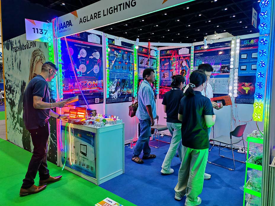 ���ι��ʹ�������AGLARE����2024 ������ IAAPA ����չ����